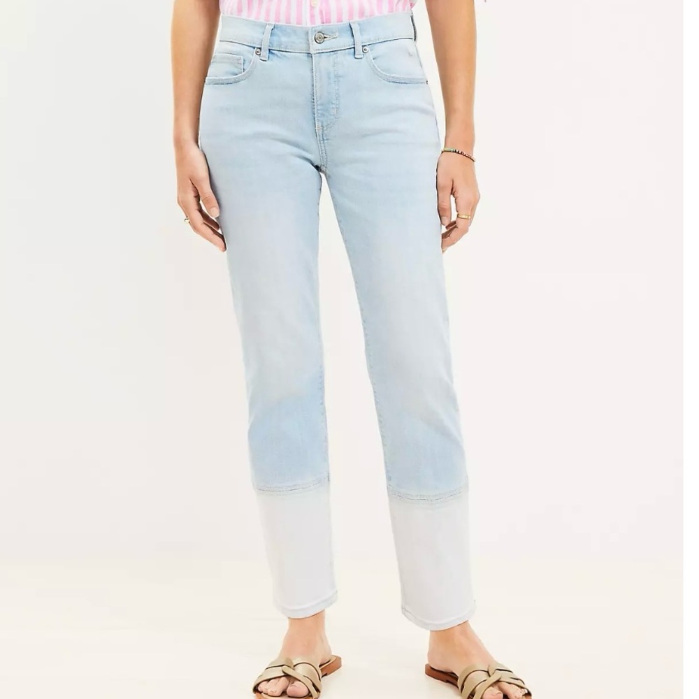 LOFT “The Girlfriend” Women's Light Indigo Wash Jeans